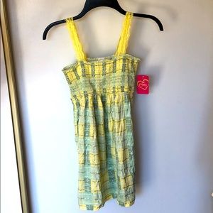 Candies yellow plaid sleepwear. Size small.